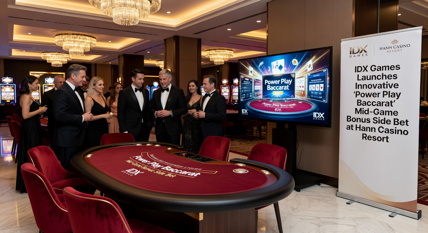 Close-up of Power Play Baccarat's mid-game betting window on a digital display, showing shifting odds after the first four cards