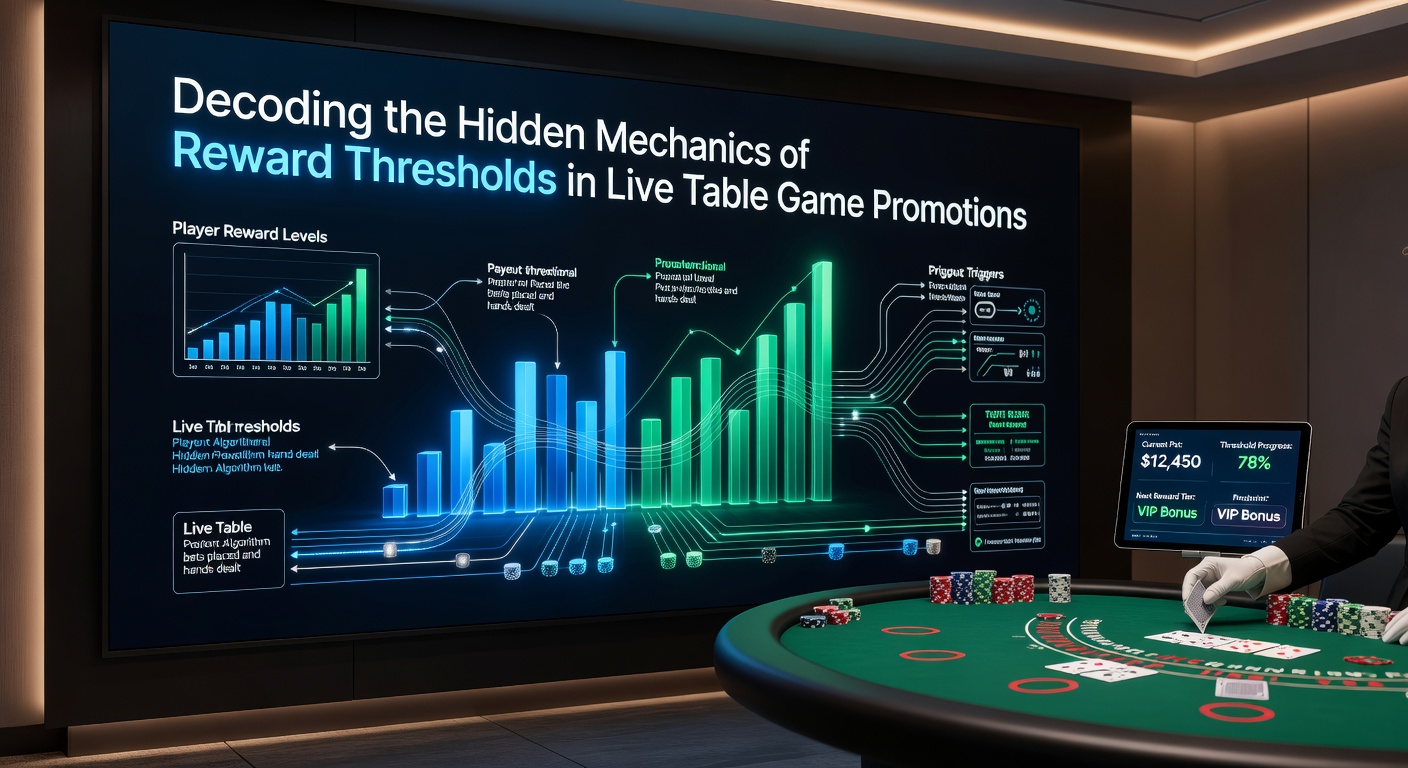 Live table game setup showing reward tracking interfaces and player cards in action